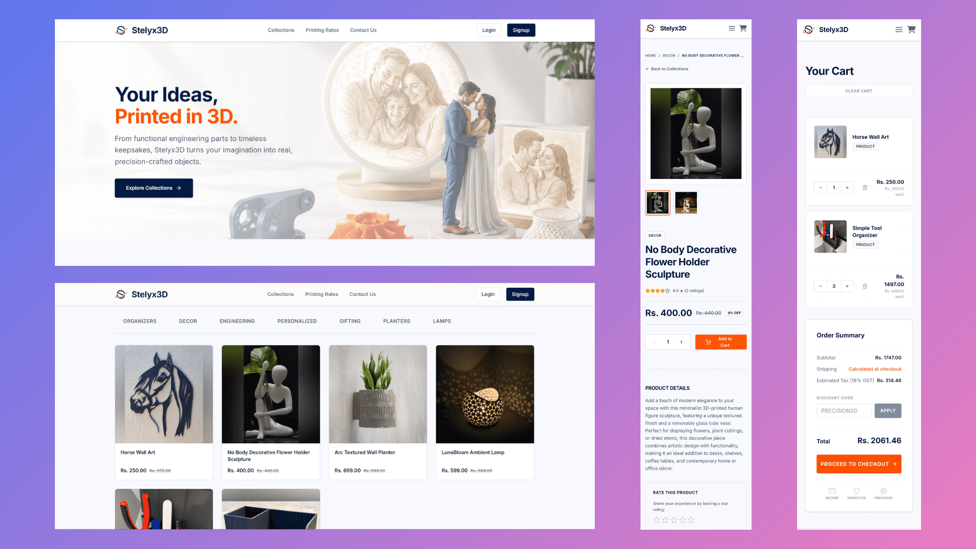Stelyx3D — Full-Stack 3D Printing Platform